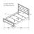 Brandon Wood Panel Bed