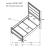 Brandon Wood Panel Bed, Twin Size
