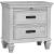 Franco Wood Nightstand w/2 Drawers