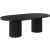 Belinda Extendable Oval Oak Wood Veneer Dining Table