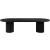 Belinda Extendable Oval Oak Wood Veneer Dining Table