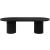 Belinda Extendable Oval Oak Wood Veneer Dining Table