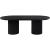 Belinda Extendable Oval Oak Wood Veneer Dining Table