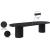 Belinda Extendable Oval Oak Wood Veneer Dining Table