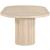 Belinda Extendable Oval Oak Wood Veneer Dining Table