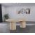 Belinda Extendable Oval Oak Wood Veneer Dining Table