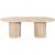 Belinda Extendable Oval Oak Wood Veneer Dining Table