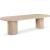 Belinda Extendable Oval Oak Wood Veneer Dining Table