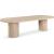 Belinda Extendable Oval Oak Wood Veneer Dining Table