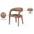 Sylvester Fully Upholstered Faux Leather Dining Chair