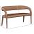 Sylvester Faux Leather Bench