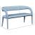 Sylvester Faux Leather Bench