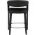 Sylvester Fully Upholstered Faux Leather Counter Stool