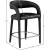 Sylvester Fully Upholstered Faux Leather Counter Stool