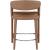 Sylvester Fully Upholstered Faux Leather Counter Stool