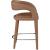 Sylvester Fully Upholstered Faux Leather Counter Stool
