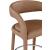 Sylvester Fully Upholstered Faux Leather Counter Stool