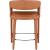 Sylvester Fully Upholstered Faux Leather Counter Stool