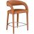 Sylvester Fully Upholstered Faux Leather Counter Stool