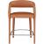 Sylvester Fully Upholstered Faux Leather Counter Stool