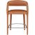 Sylvester Fully Upholstered Faux Leather Counter Stool