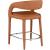 Sylvester Fully Upholstered Faux Leather Counter Stool