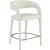 Sylvester Fully Upholstered Faux Leather Counter Stool