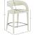 Sylvester Fully Upholstered Faux Leather Counter Stool