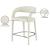 Sylvester Fully Upholstered Faux Leather Counter Stool