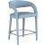 Sylvester Fully Upholstered Faux Leather Counter Stool