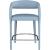Sylvester Fully Upholstered Faux Leather Counter Stool