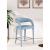 Sylvester Fully Upholstered Faux Leather Counter Stool