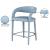 Sylvester Fully Upholstered Faux Leather Counter Stool