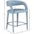 Sylvester Fully Upholstered Faux Leather Counter Stool