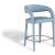 Sylvester Fully Upholstered Faux Leather Counter Stool