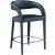 Sylvester Fully Upholstered Faux Leather Counter Stool