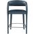 Sylvester Fully Upholstered Faux Leather Counter Stool