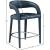 Sylvester Fully Upholstered Faux Leather Counter Stool