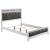 Barzini Leatherette/Wood Panel Bed, Eastern King Size