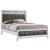 Barzini Leatherette/Wood Panel Bed, Eastern King Size