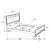 Barzini Leatherette/Wood Panel Bed, Queen Size