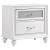 Barzini Wood/Acrylic Nightstand w/2 Drawers