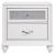 Barzini Wood/Acrylic Nightstand w/2 Drawers