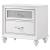 Barzini Wood/Acrylic Nightstand w/2 Drawers