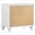 Barzini Wood/Acrylic Nightstand w/2 Drawers