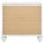 Barzini Wood/Acrylic Nightstand w/2 Drawers
