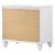 Barzini Wood/Acrylic Nightstand w/2 Drawers