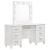 Barzini 7-drawer Vanity Desk w/Lighted Mirror