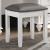 Barzini Upholstered Vanity Stool