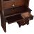 Meghan Wood/Wood Veneer Writing Desk w/ Hutch